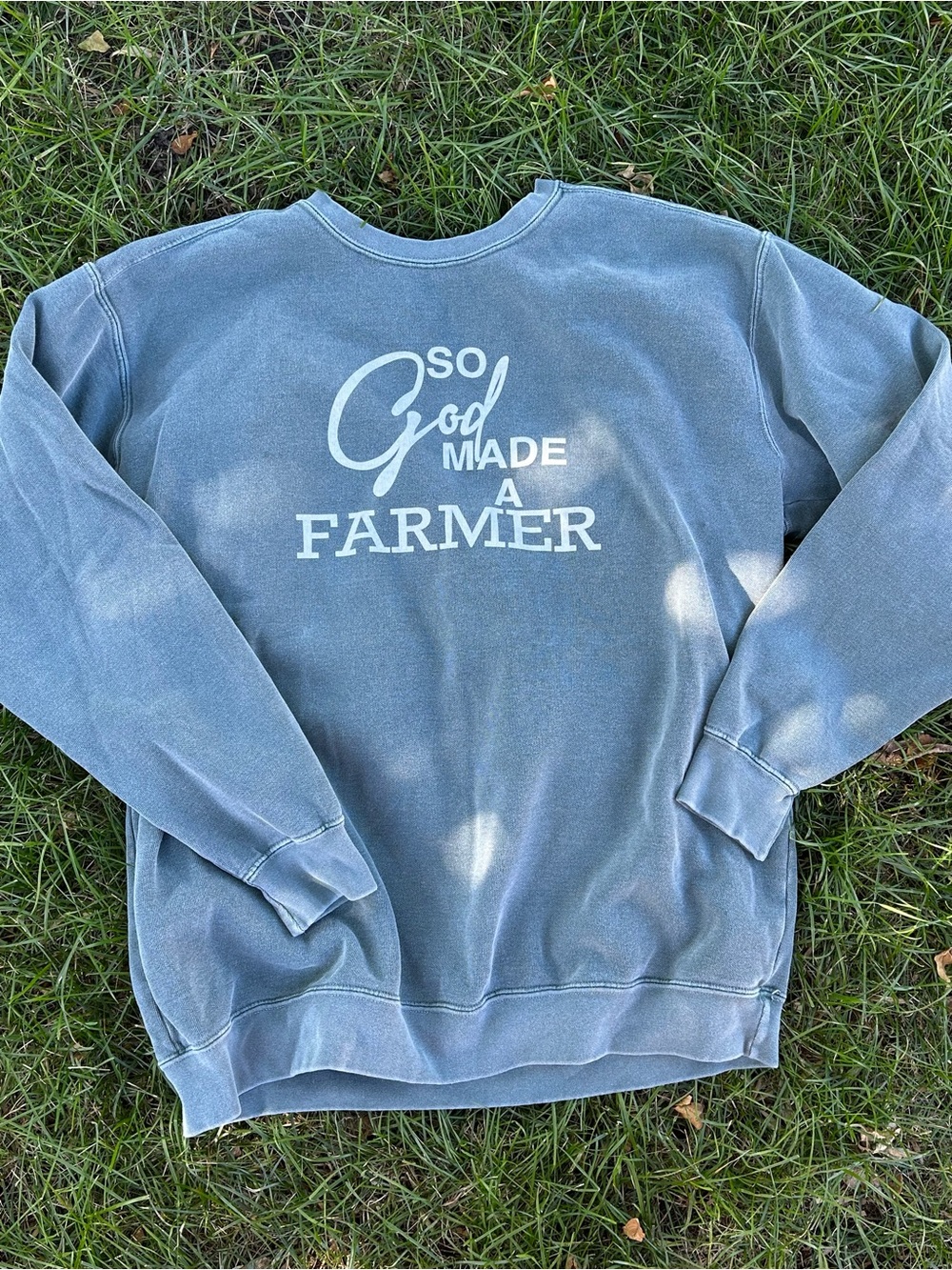 So God Made a Farmer Pullover Sweatshirt - Green🌽
